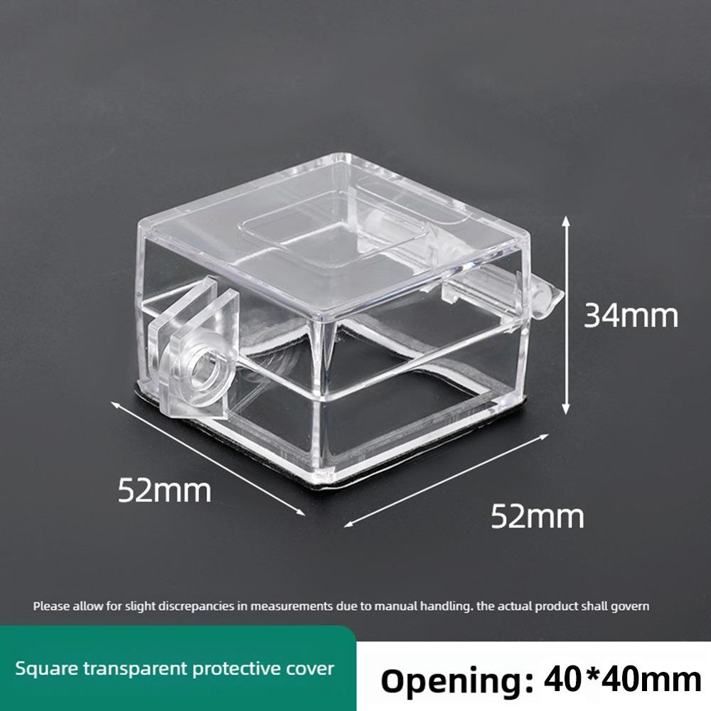1Pcs Transparent Button Protection Cover Anti Misoperation Cover for Workshop Automation Setup