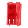 Wall Mount Lock Box 8 Hole Positions Hanging Locks Keys Combination Box with Transparent Panel