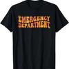 Groovy Emergency Nurse ED Nurse ER Emergency Department T-Shirt