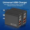 Быстрая зарядка PD 120 Вт USB Type C Двойной USB Typec Вилка EU/US/UK Адаптер Quick Charge 3.0 для Samsung IPhone Xiaomi Google Универсальный