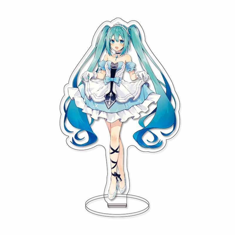 Miku Hatsune Miku Snow Miku Anime Acrylic Stand Figure Clear Display Birthday Gift 2D Anime Merchandise