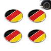 4PCS 56MM 3D Car Wheel Center Wheel Hub Cap Auto Refit Sticker Decoration Accessories Case For Italy Germany Flag Car Styling