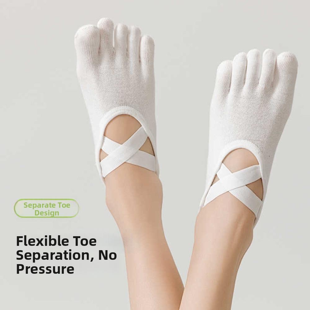 Anti-slip Five-toe Boat Socks Five Finger Floor Toe Socks Women's Sports Yoga Socks Four Seasons