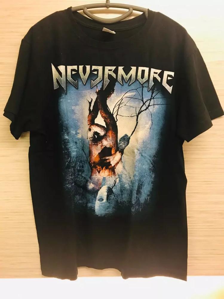 Подарок для семьи от группы Nevermore Черная Хлопковая Футболка Унисекс Все Размеры OM724
