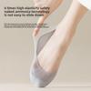 5 пар женских летних тонких нескользящих носков-лодочек с летним одинарным носком Ice Silk с мелким носком и невидимыми носками