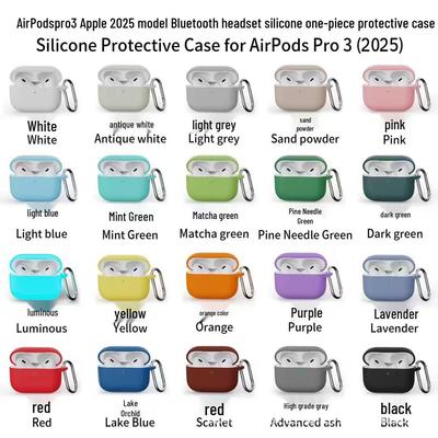 Силиконовый защитный чехол для AirPods 3 - Утолщенная накладка из жидкого силикона для наушников Apple Pro 3-го поколения