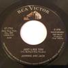 7-дюймовая пластинка JOHNNIE JACK Just Like You 477749 RCA VICTOR 1960 США Кантри/Фолк Б/у