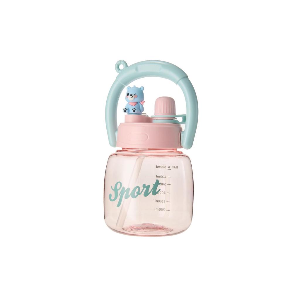 Water bottle high value plastic water cup carrying pot double drink large capacity high value with tea warehouse portable high temperature water cup