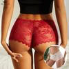 Women Sexy Lace Panties Flowers Embroidery Underwear Mid Waist Butt Lift Seamless Briefs Elasticity Panty Briefs