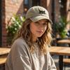 Sweet Cartoon Baseball Hat Peaked Cap Cotton Baseball Cap Simple Cat Print Baseball Cap  Outdoor