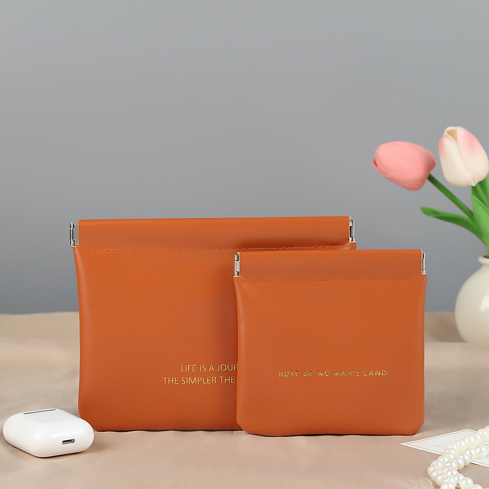 Органайзер для красных конвертов с пружинным зажимом: Портативный держатель для данных и украшений с автоматическим закрытием, кошелек для монет