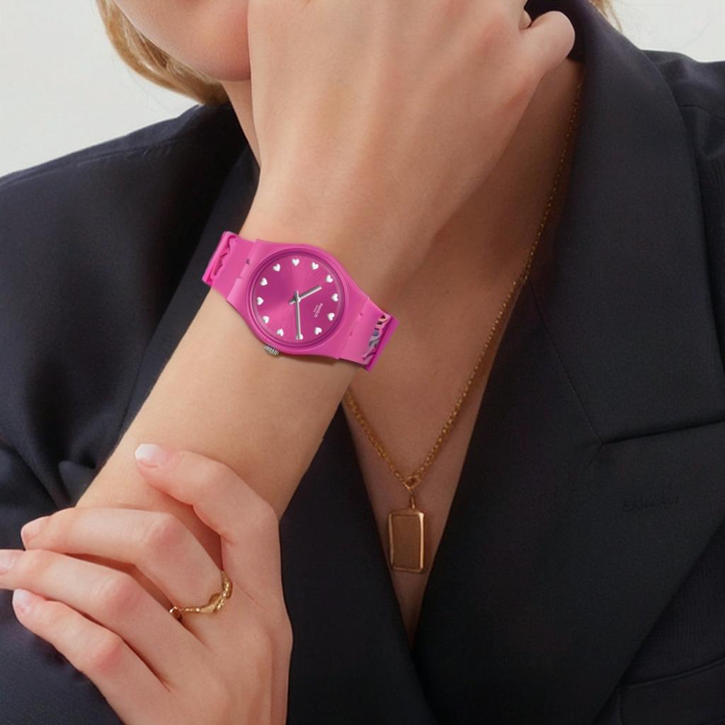 Swatch Женские розовые часы 34 мм GP160 GP160