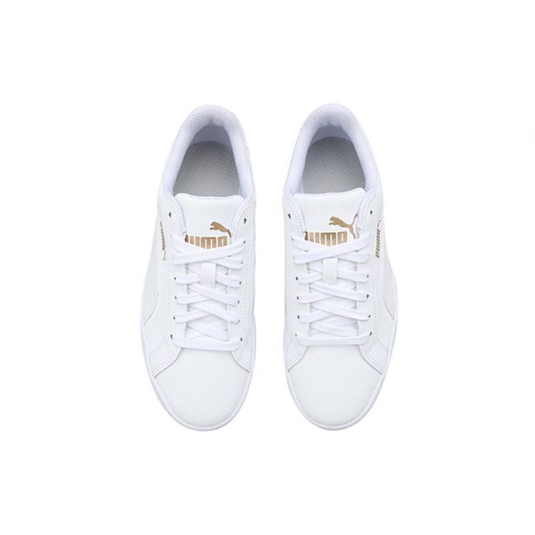 Puma Smash Classic Casual Lightweight Low-Top Sneakers Unisex Sneakers White Platinum 359622-16