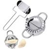 Пресс для лепки пельменей, эмпанадас, равиоли из нержавеющей стали, форма для пирогов, штамп-резак для теста на пельменные обертки, выпечка пирогов