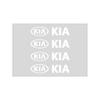 4pcs Fashion Car Styling Door Handle Stickers Tire Rear View Mirror Decals For Kia Rio Ceed Sportage Cerato Soul Sorento K2 K5 Flip Car Accessories