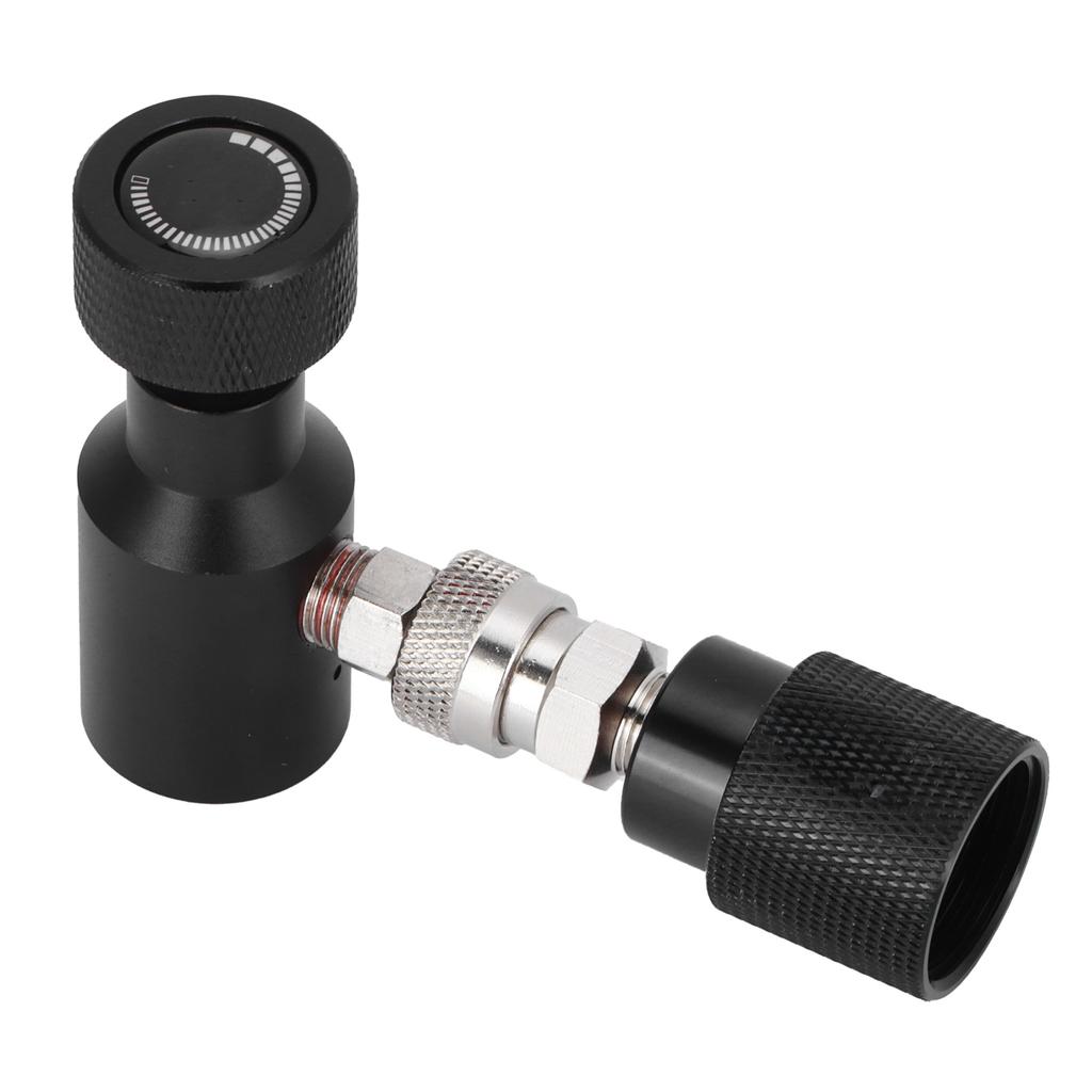 CO2 Cylinder Refill Adapter Soda Connector with W21.8?14 Fit for Soda Club Black