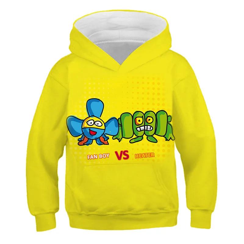 Дети Super Zings Красные повседневные толстовки с капюшоном для мальчиков и девочек с мультяшным принтом Пуловеры Весна Осень Дети Аниме Игра Superzings Толстовка