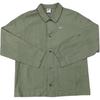 Solid Color Large Pocket Collared Shirt Jacket Men Outerwear Olive-Green DQ5185-386
