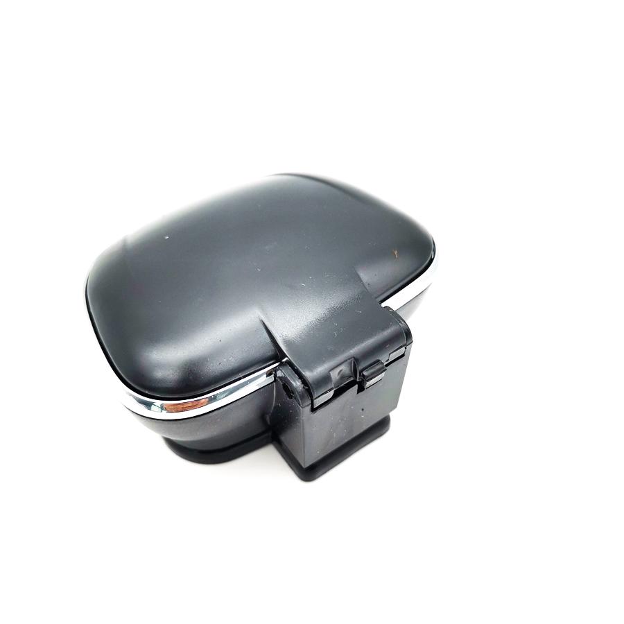 Universal Black Car SUV Cigarette Ashtray Stand Holder Blue LED Detachable Base