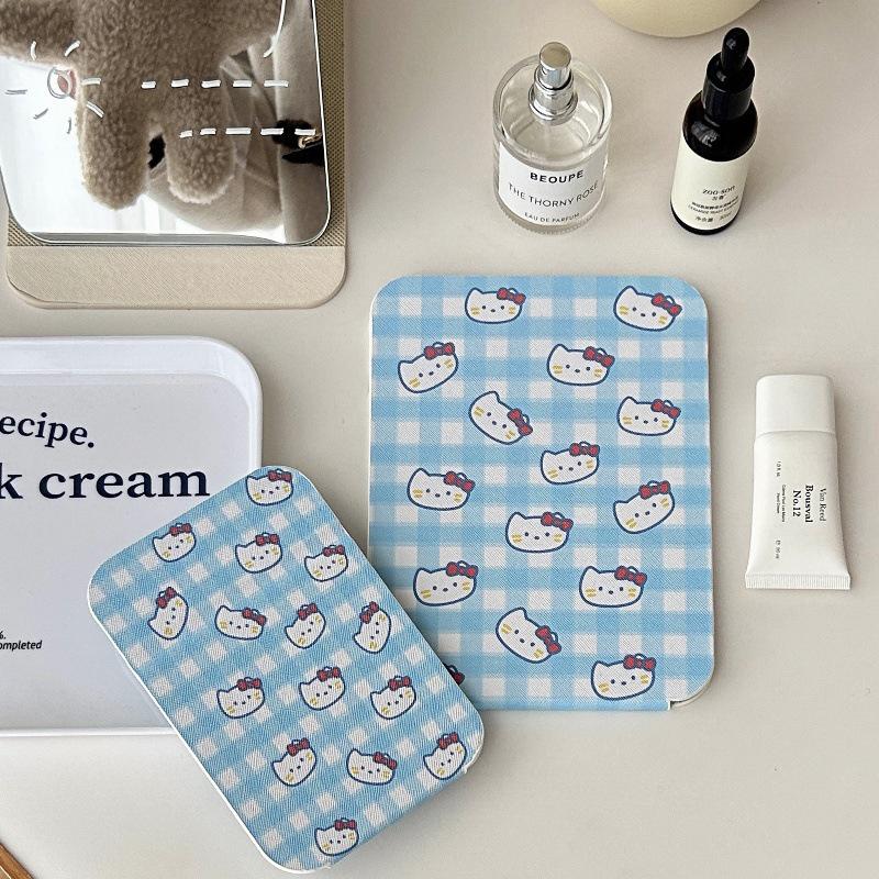 Милое складное карманное зеркало для макияжа в виде кошки для общежитий и домов