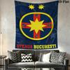 fcsb steaua Wall Tapestry Aesthetic Wall Hanging Printed Fabric Blanket Decorative Tapestries for Bedroom Living Room Home Decor