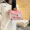 Hello Kitty Waterproof Pvc Makeup Bag With Large Capacity For Daily Use Girls