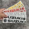2 шт./комплект Новый мотоциклетный стикер 3D ПВХ для Suzuki Стикер 3D Наклейка на бак Золотой логотип S Водонепроницаемый Декор