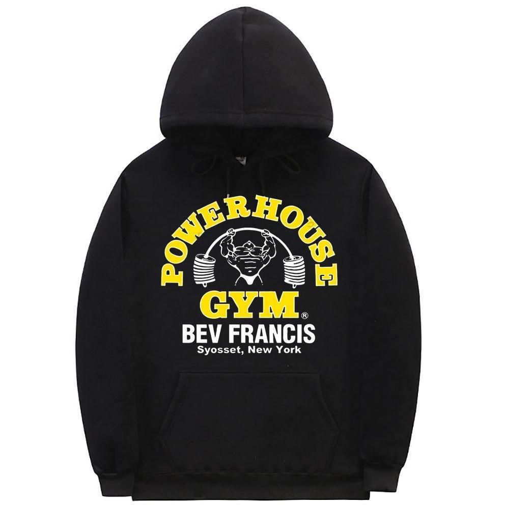 Худи Powerhouse Gym Мужское Женское Свитшот с Принтом Унисекс Уличная Одежда Хип-Хоп Стиль Осень Зима Мода Хип-Хоп Топы Одежда Мужская