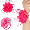 Bridal Hairpin Headdress Fascinators Hat Fedoras Hat Wedding Hair Accessories Feathers Hair Clip