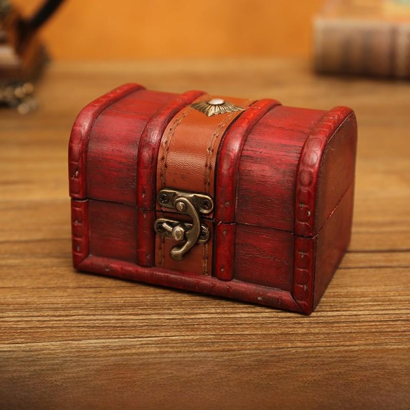 Organizer Wooden Modern Storage Box For Cosmetics Living Room Gift Decoration