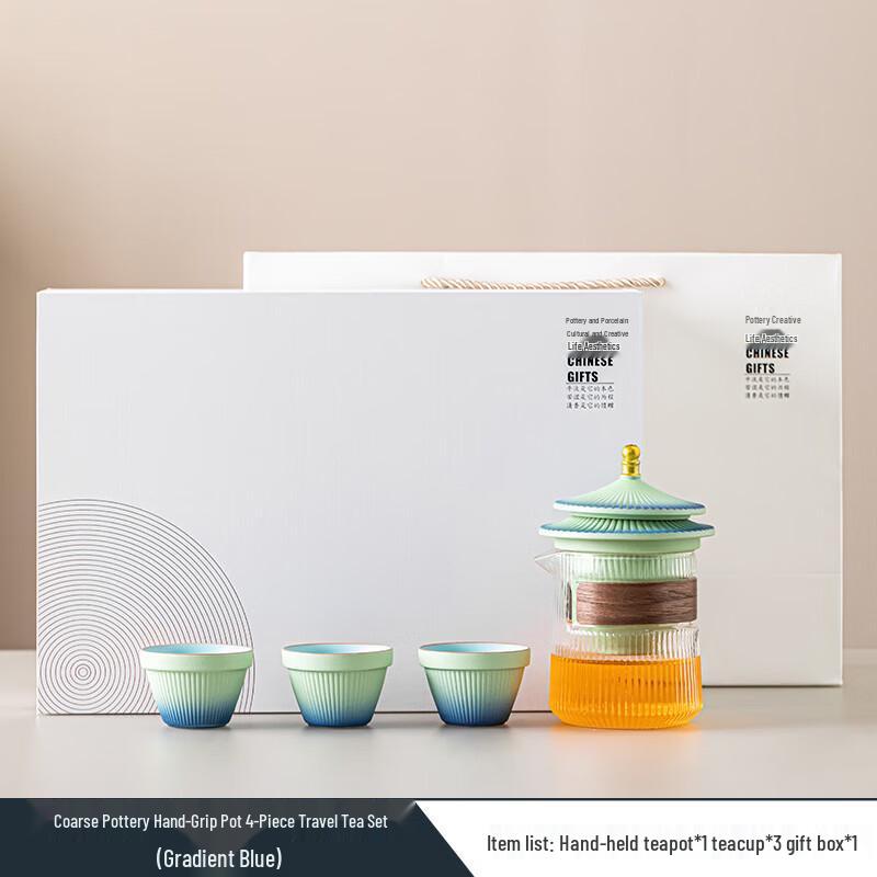 SHIJIANA Palace Style Portable Travel Tea Set