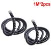 1Pc/2pcs Bicycle Wiring Harness Brake Sheath Spiral Winding Hose Wire Cord Wraps Management Sleeve