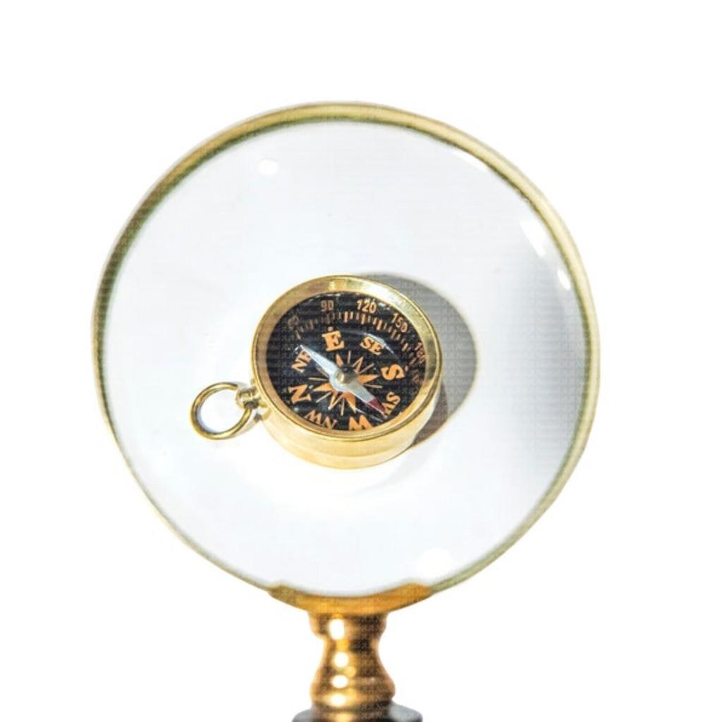 5X Magnifying Glass with Ceramic Handle | Gifts for Boys Girls Dad Mom Seniors, Anniversary Birthday, Halloween Decor