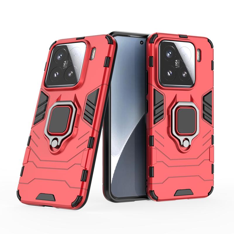 Armor Shockproof Coque For Xiaomi 15 Pro / Xiaomi 15 5G Magnetic Ring Stand Holder Cover For Mi15 15Pro Phone Case