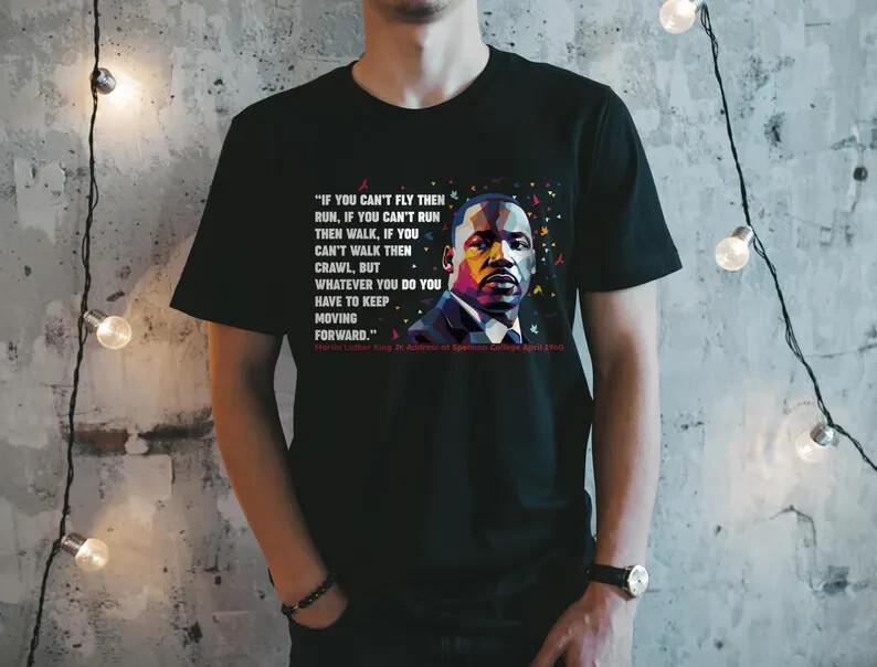 Футболка Мартина Лютера Кинга | У меня есть мечта | Футболка MLK | Жизни черных имеют значение | Унисекс футболка Mot