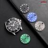 NH35 4R36 28.5mm Green Luminous S Dial SUB Mariner Watch Dial Suitable for NH35 NH36 Movement Watch Accessories Watch Face Tools