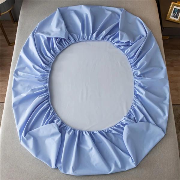 Простыня из 100% хлопка. Мягкий и толстый наматрасник. Регулируемый защитный чехол для белья. Сплошной цвет. Покрывало без наволочки.