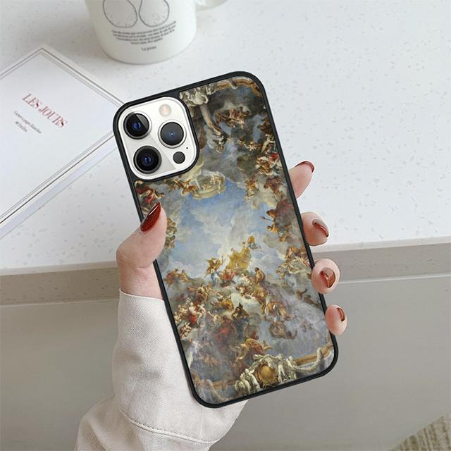 Чехол для телефона с картиной эпохи Возрождения для iPhone 17 Air 13 12 14 15 16 Чехол для Apple Pro Max 6S Plus Coque