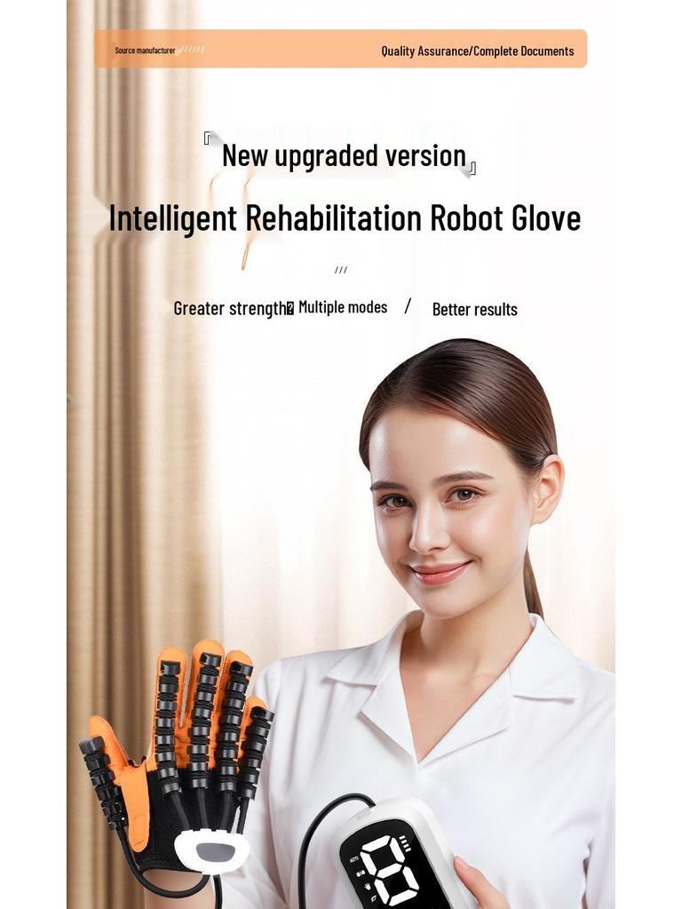 Intelligent Stroke Rehab Gloves for Elderly: Five-Finger Mirror Training