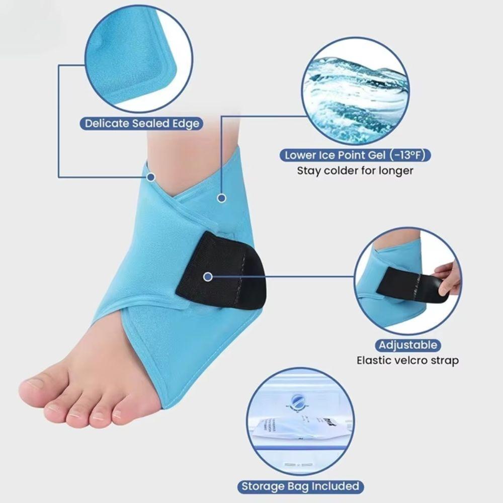 Supportive Ankle Cold Compress Shockproof Ankle Support Ice Wrap Ankle Ice Pack Recovery