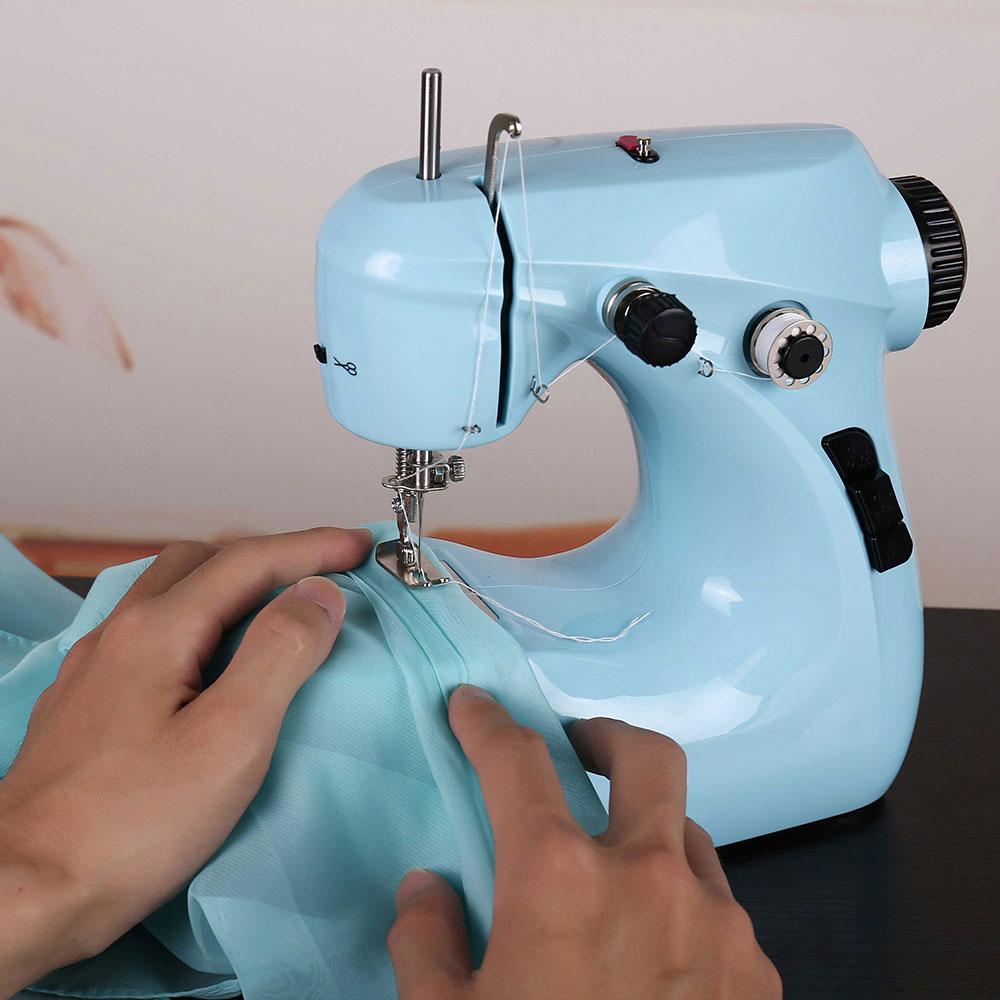 Швейная машина бытовая электрическая с ночником педаль DIY ручная машина для рукоделия