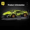 Набор строительных блоков ToylinX Технический гоночный автомобиль 321 деталь Спортивный автомобиль Модель для сборки своими руками Игрушечные машинки для мальчика Подарок на день рождения