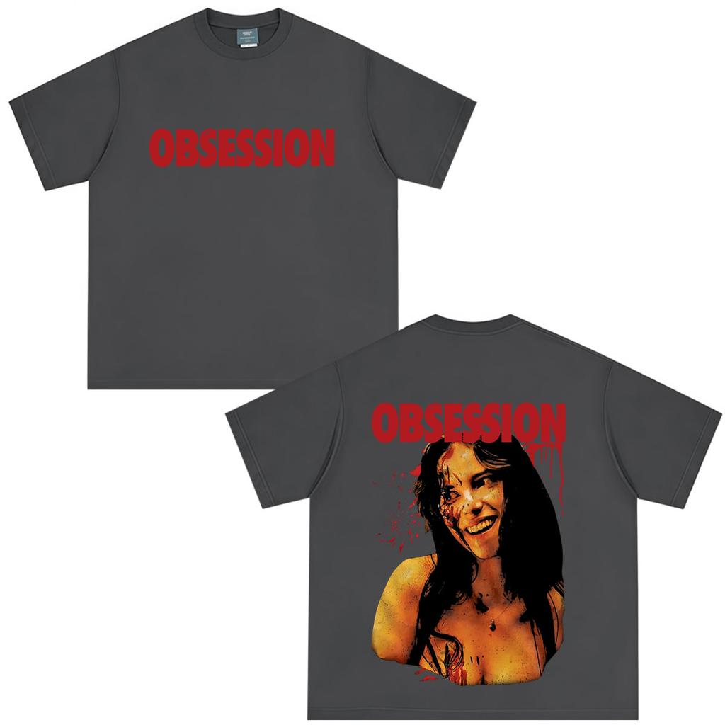 Horror Movie 2026 Obsession Nikki T-shirts Men's Women Fashion Gothic T Shirts Summer Cotton Streetwears Loose Short Sleeve Tees8