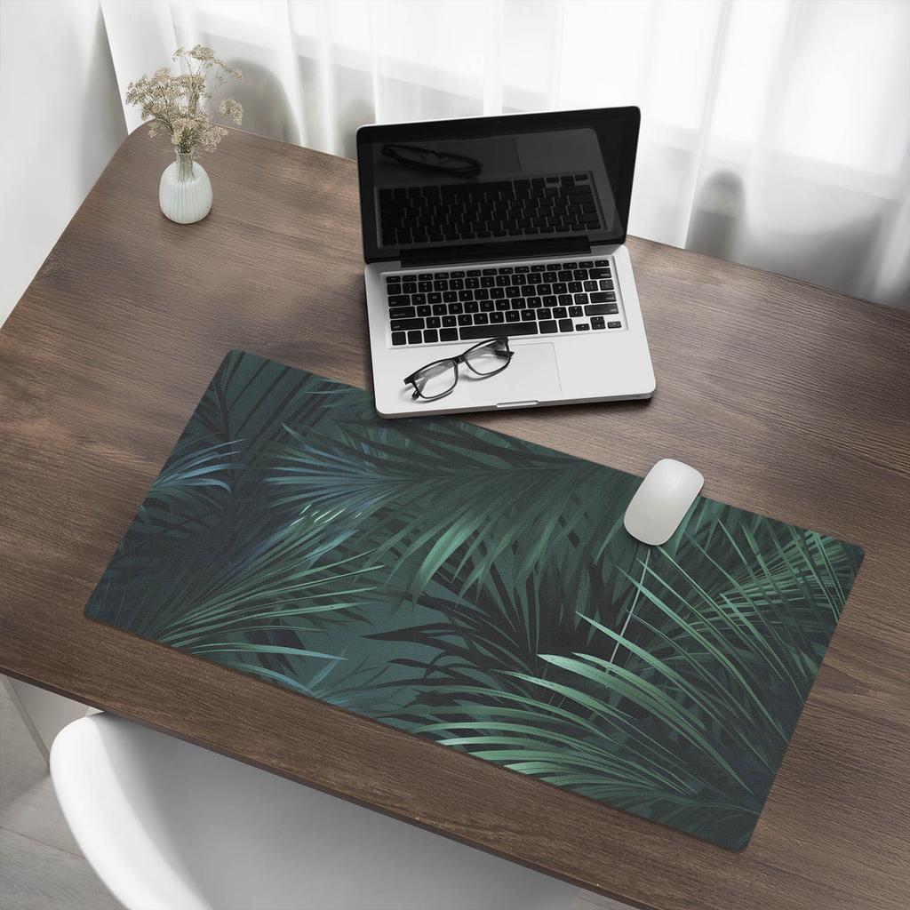 Anti-Slip Gaming Mouse Pad Tropical Leaves 90x45 cm