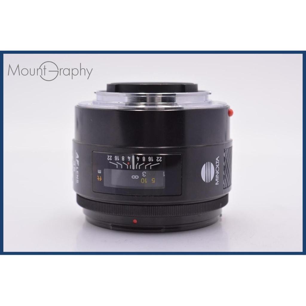 Used [Operation Guaranteed] Minolta MINOLTA AF 35mm F2 with front and rear caps & lens filters included for free #yk9177