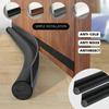 Door Draft Stoppers for Bottom of Door Adjustable Self-Adhesive Sound-Proof Bottom Seal Strip Gap Blocker Foam Weather Strip
