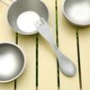 3-in-1 Ti Spork Camping Spoon Fork Cutter Combo Outdoor Tableware for Camping Hiking Outdoor Picnics