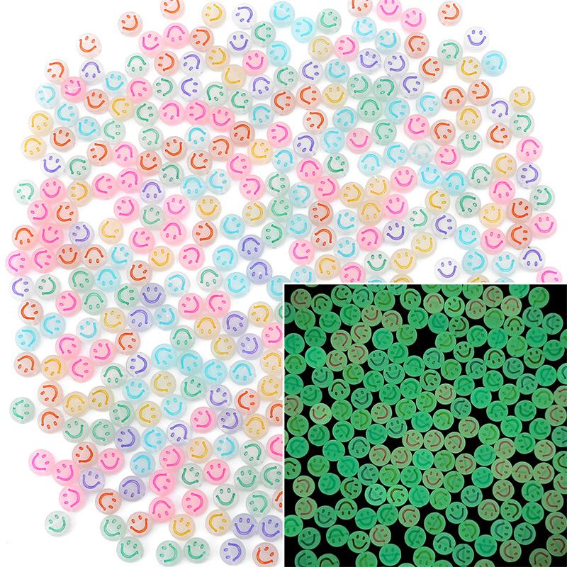 Бусины ручной работы 4*7мм Акриловые россыпные бусины Бусины с алфавитом Плоские бусины Ручная работа DIY Детское раннее образование Изготовление бижутерии Аксессуары Браслет