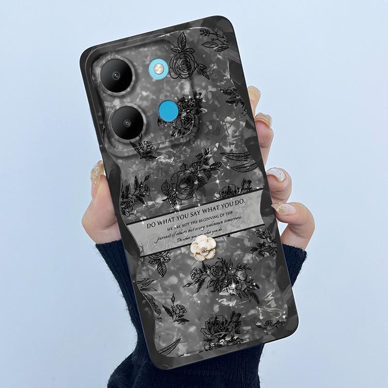 Чехол для Infinix Smart 7 X6515 Smart 7 HD X6516 Модный Простой Чехол Мягкий Силиконовый Чехол для Телефона Для infinix Smart7 Plus Чехлы