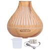 400ml Oil Diffuser 7Color LED Light Wood Grain Humidifier for Home Office